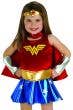 Wonder Woman Girls Toddler Fancy Dress Costume - Close Image