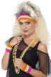 Rainbow Neon Sweatbands 80s Costume Accessory - Main Image 