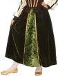 Maid Marion Girl's Medieval Dress Up Costume Front Skirt