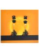Image of Set of 3 Spider Cauldron and Web Halloween Costume Earrings