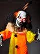 Image of Animated Standing Evil Clown Halloween Decoration with Sounds - Light Up Image