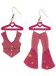 Image of B-Doll Pink Cowgirl Costume Earrings