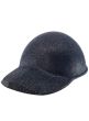 Image of Sparkly Black Glitter Jockey Cap Costume Hat