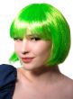 Image of Short Green Women's Bob Costume Wig with Fringe