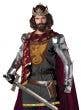Deluxe King Arthur Men's Medieval Costume - Close Up Image 