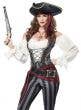 Pirate Buccaneer Women's Fancy Dress Costume Close Image