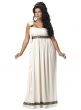 Olympic Goddess Long White Togo Fancy Dress Women's Plus Size Costume Main Image