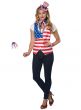 uly 4th Women's American Patriot Fancy Dress Costume - Other Image