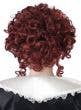 Curly Auburn Queen Elizabeth I Updo Costume Wig for Women - Back Image