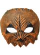 Image of Evil Pumpkin Half Face Latex Halloween Mask