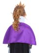 Image of Evil Queen Girls Cape and Crown Accessory Set - Back Image