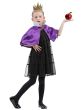 Image of Evil Queen Girls Cape and Crown Accessory Set - Main Image