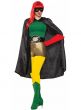 Long black adults superhero cape costume accessory main image