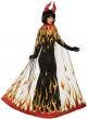 Deluxe Red Devil Costume Cape with Flames Main Image
