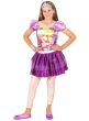 Image of Disney Princess Rapunzel Girl's Pink Glitter Footless Tights - Alternate Image 1