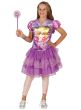 Image of Disney Princess Rapunzel Girl's Pink Glitter Footless Tights - Alternate Image 2