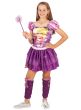 Image of Disney Princess Rapunzel Metallic Purple Leg Warmers - Full Image
