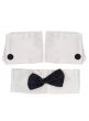 Stripper White Collar and Cuffs Accessory Kit - Main View