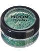 Image of Moon Glitter Holographic Green Loose Glitter Shaker