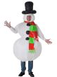 Image of Novelty Inflatable Snowman Adult's Christmas Costume - Main Image