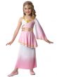 Girls Pink and White Roman Goddess Costume