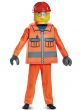 Boys Construction Worker Lego Man Costume - Main Image