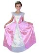 Pink Princess Girls Fairytale Dress Up Costume with Crown