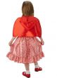 Girls Little Red Riding Hood Costume - Back Image
