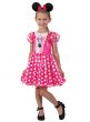 Pink and White Polka Dot Girl's Minnie Mouse Costume