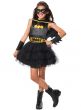Girls Black and Yellow Batgirl Costume