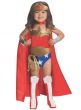 Girls Deluxe Wonder Woman Fancy Dress Costume Main Image