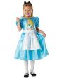 Girls Disney Alice in Wonderland Book Week Fancy Dress Costume Front Image