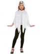 White Ghost Cape for Kids - Front Image
