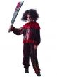 Red and Black Scary Clown Costume for Boys