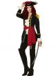 Women's Deluxe Pirate Captain Costume Jacket - View 3