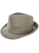 Image of 1920's Khaki Gangster Fedora Costume Hat