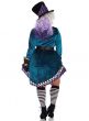 Plus Size Mad Hatter Alice in Wonderland Costume For Women Back mage