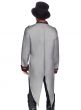 Men's Grey Halloween Circus Ringleader Costume Jacket with Tails View 3
