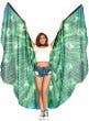 Adult's Peacock Feather Wing Cape Costume Accessory Main Image