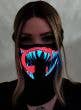 Image of Sound Activated Venomous Teeth Light Up Mask - Light Up Image