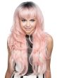 Deluxe Womens Uptown Girl Central Pink West Pastel Wig - Main Image