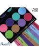 Professional Pastel Cake Makeup Palette with Brush - Alternate View