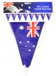 8 Triangular Aussie Flags on Australia Day Bunting Decoration