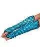 Blue Scale Mermaid Costume Gloves - Main Image