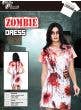 Zombie Women's Blood Splattered Halloween Costume - Packaging Image