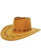 Medium Tan Brown Cowboy Costume Hat for Adults