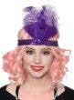 Image of Roaring 20s Womens Purple Flapper Headband
