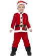 Image of Santa Cutie Toddler Boys Christmas Costume - Front View