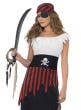 Women's Pirate Wench Budget Fancy Dress Costume Close Up Image