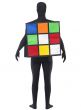 Adult's Rubiks Cube Funny Fancy Dress Costume - Alt Image